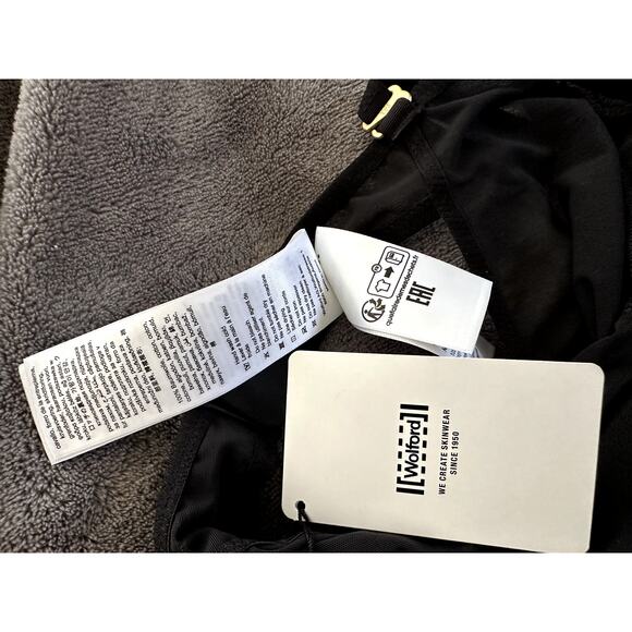 $260 Wolford Stretch Silk Bodysuit NEW Wired Bodysuit in Black Size MB - Picture 12 of 12